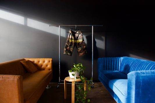 (PRE SALES) DEPT. OF CREATV’S XTRA BAGGY CAMO SHORTS